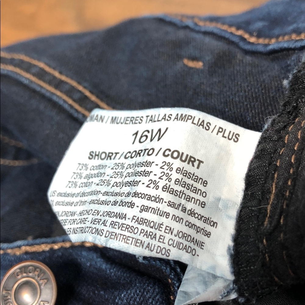 Gloria Vanderbilt Dark Blue Amanda Boot Cut Jeans, Size 16W - Picture 10 of 10